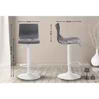 CLP Barhocker Hoover W grau