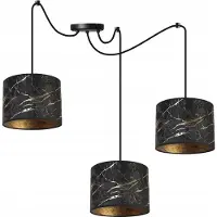 Light11 HOME Spinnen Pendelleuchte Gold – Moderne Hängelampe mit Lampenschirm Deckenleuchte Design