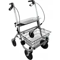 Trendmobil Rollator silber 2 Stück Standardrollator, faltbar, Farbe silber HMV-Nr.:1050041147
