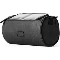 System-S 2in1 Lenkertasche Fahrradhalterung Fahrradtasche Schultertasche Schutzhülle für 4,8 Zoll inch Geräte Smartphones in schwarz