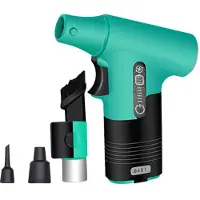 Douself 2 in 1 Handstaubsauger Gebläse 150W 130.000 U/min Ventilator, 6 Gang und Stufenlose Geschwindigkeitsregulierung Turbofan, Industrieventilator, Typ-C