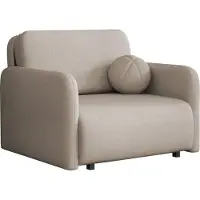 Mirjan 24 Sofa Viva Sun I, Schlafsofa mit Schlaffunktion und Bettkasten, 1-Sitzer (Farbe: Velo 623)