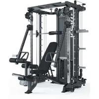 ATLETICA KSK Multipresse Set | TARGET | Set aus KSK Multipresse inkl. Jammer Arms und Leg Press & B2 Hantelbank mit Optionen für Arm- und Beintraining