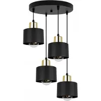 Light11 HOME LED Pendelleuchte Schwarz mit Lampenschirm – Moderne Hängelampe / Deckenleuchte für Wohnzimmer und Esszimmer