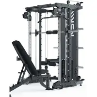 ATLETICA KSK Multipresse Set | RELOADED | Set aus KSK Multipresse mit Weight Stack & B2 Hantelbank mit Optionen für Arm- und Beintraining