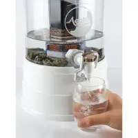 Acala AcalaQuell Mini- weiß mit Glastank in Kristallklar