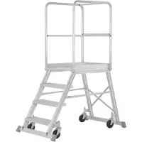 Hymer Podesttreppe fahrbar einseitig begehbar 4 Stufen