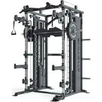 S3 ATLETICA Fortress | Multipresse | Smith Maschine & 360° Flex-Cross System | Kraftstation mit 180 kg Steckgewichte