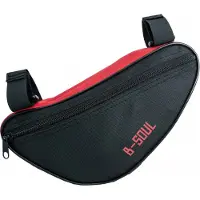 System-S Fahrrad Tasche spritzwasserfest Dreiecktasche Rahmentasche Triangeltasche Rot