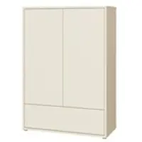 Möbel Kraft Wäscheschrank ¦ beige ¦ Maße (cm): B: 94,5 H: 134,3 T: 41.5