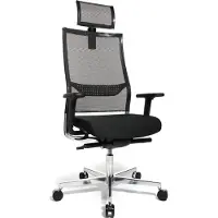 Topstar New Alu Art X AL.TW1 poliert/schwarz + Kopfstütze
