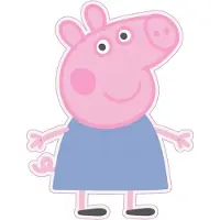 Aymax Coussin Forme Peppa Pig - Rose