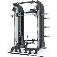 ATLETICA Hellraiser | Kraftstation PRO | Studioqualität | Inklusive Belt Squat Machine | Multipresse Counterbalanced | Edelstahl Komponenten