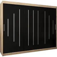 MEBLE KRYSPOL Kleiderschrank, Schiebetürenschrank Schlafzimmer, Schrank YORK 250 cm