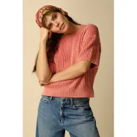 Sissy-Boy Tuch Mit Blumenmuster - Rosa