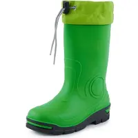 Ladeheid Kinder Mädchen Jungen Gummistiefel Regenschuhe LARB014 (Grün, 21)