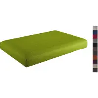 Sunnypillow Palettenkissen mit abnehmbarem Bezug Sitzkissen 120x80x15cm Grün