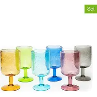 Excelsa set von 6 gläser Color Bubble glas 39 cl bunt