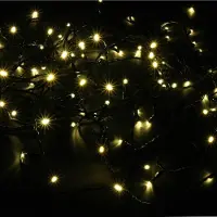 Star Micronics LED Lichterkette 6m 48 Dioden warmweiß-schwarz außen Best Season 476-46