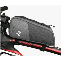 System-S Fahrrad Tasche Befestigung in Schwarz Grau wasserfest für Lampe Fahrradpumpe