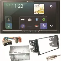 Pioneer SPH-DA230DAB Bluetooth Autoradio Einbauset für Kia Sorento JC Rio DC Carnival