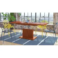 Mazzoni Design Couchtisch Grand Noir ausziehbar höhenverstellbar Tisch 120-180 cm Esstisch