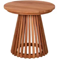 Bene Plantagen-Teak Beistelltisch Bolton 50x50x50 cm, witterungsbeständig & fein geschliffen