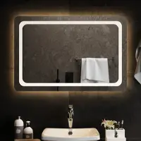 vidaXL Cloris Designermöbel LED-Badspiegel 90x60 cm 2024 Neu