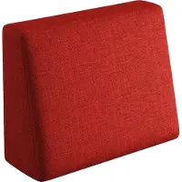 Sunnypillow Palettenkissen mit abnehmbarem Bezug Seitenkissen 60x40x20/10cm Rot