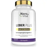 Sonstiges NaroVital Leber Plus | 120 Kapseln | Artischocken & Mariendistel Komplex | mit Cholin, Löwenzahn und Curcuma | vegan