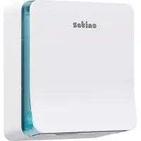 Satino Falthandtuchspender S, für 2-3 Falthandtücher-Packungen mit V-Falzung/C-Falzung, B 301 x T 165 x H 350 mm, ABS-Kunststoff, weiß