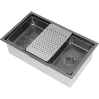 Easybuy Küchenspüle Edelstahl Küche Edelstahlspüle