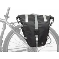 Sonstige Verlage Fahrrad Gepäckträgertasche A-N495 Seitentasche wasserabweisend schwarz