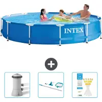 Intex Frame Pool Rund - 366x76 cm - 4-teilig SCB82