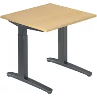 Hjh OFFICE PRO XTRA XB 8 GG - Ahorn 80 x 80 höhenverstellbar