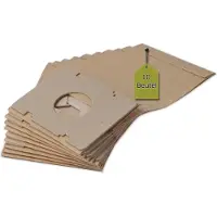EVendix Staubsaugerbeutel ähnlich SWIRL S 65, 10 Staubbeutel + 2 Mikro-Filter
