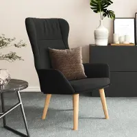 Prolenta Maison Exclusive - Relaxsessel Schwarz Stoff