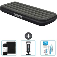 Bestway Luftmatratze – 1 Person – 76 x 185 x 25 cm – Grün – im Lieferumfang enthalten Zubehör