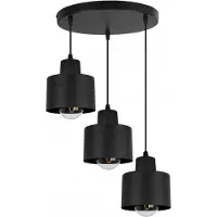 Light11 HOME Moderne LED Pendelleuchte Schwarz mit Lampenschirm – Hängelampe Deckenleuchte