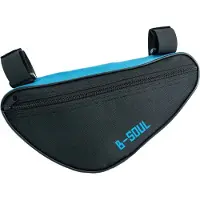 System-S Fahrrad Tasche spritzwasserfest Dreiecktasche Rahmentasche Triangeltasche Blau
