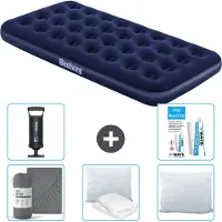Bestway Luftmatratze – 1 Person – 99 x 188 x 22 cm – Blau – im Lieferumfang enthalten Zubehör