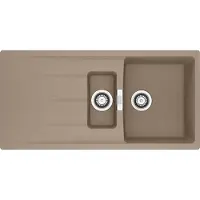 Franke Maris Centro Einbauspüle Fragranitspüle CNG 651-100 Cashmere Drehknopf Edelstahl ab 60 cm 114.0708.258 - inkl.