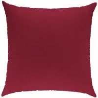 Sunnypillow Dekokissen für Gartenmöbel, Palettenmöbel - Deko Kissen mit Reißverschluss 40 x 40 cm - Sofakissen mit Füllkissen - Kissen für Couch - Bequeme Zierkissen Rot