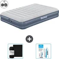 Bestway Luftmatratze - 2-Personen - 152 x 203 x 36 cm - Blau - Inklusive Zubehör