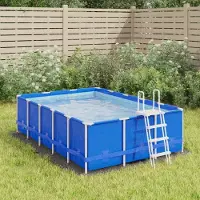 vidaXL "2026 Promotion" Pool-Bodentuch Hellgrau 300x220 cm Polyester Geotextil - Poolzubehör CC32729