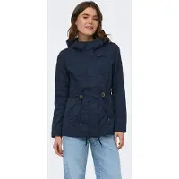 ONLY Parka "ONLLORCA LIFE CANVAS PARKA CC OTW" mit Kapuze mit Kordelzug in der Taille