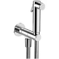 Sapho Wandventil mit Handbrause und Sicherheitssperre, rund, Chrom