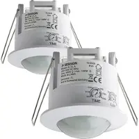 SEBSON 2x Bewegungssensor Unterputz 360° Einbau Deckenmontage Infrarot Sensor
