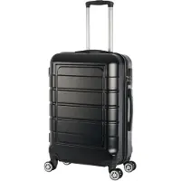 Cahoon Hartschalenkoffer Trolley 4-Rollen Koffer Reisekoffer / 68 Liter / 201 - Farbe: schwarz