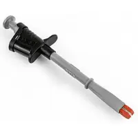 Ht instruments 6009-IECN Bananstik Bananstik (hun), Tilslutning 4 mm, Stikforbindelse 4 mm, Krokodilleklemme CAT III 1000 V Sort 1 stk